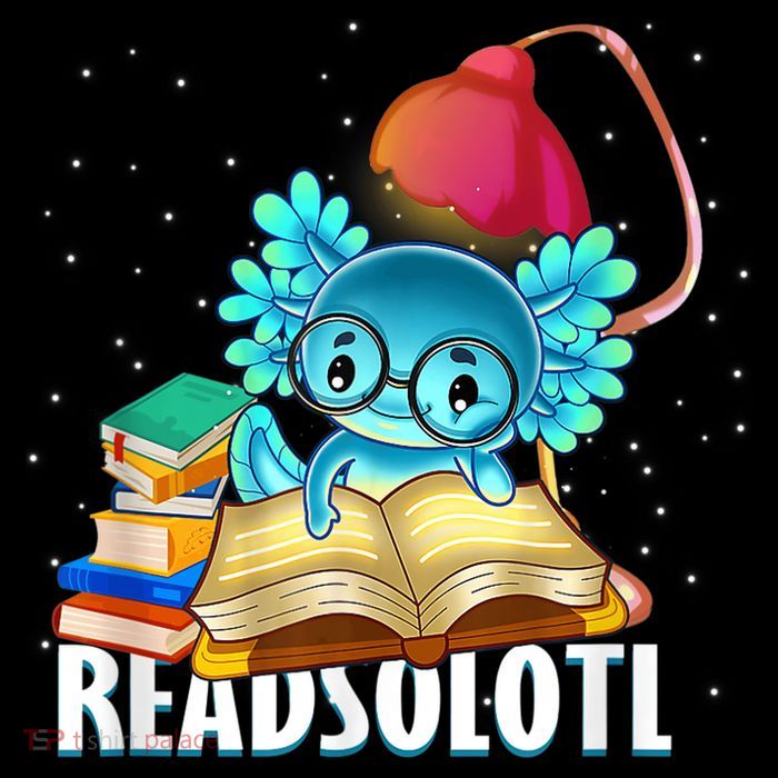 Readsolotl Axolotl Funny Reading Fish Books Lizard  Stripe Pom Pom Beanie
