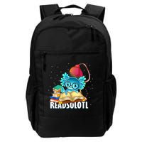 Readsolotl Axolotl Funny Reading Fish Books Lizard  Backpack