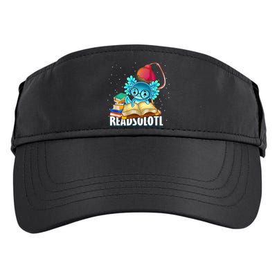Readsolotl Axolotl Funny Reading Fish Books Lizard  Adult Drive Performance Visor
