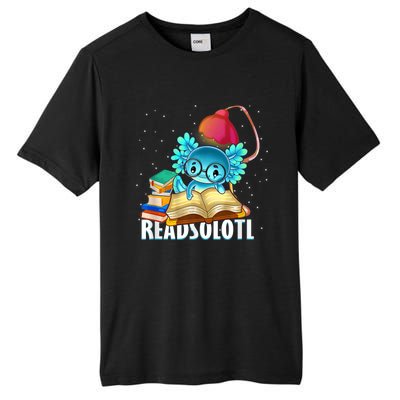 Readsolotl Axolotl Funny Reading Fish Books Lizard  Tall Fusion ChromaSoft Performance T-Shirt