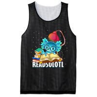 Readsolotl Axolotl Funny Reading Fish Books Lizard  Mesh Reversible Basketball Jersey Tank