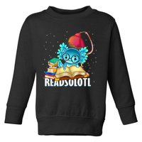 Readsolotl Axolotl Funny Reading Fish Books Lizard  Toddler Sweatshirt