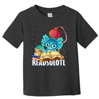 Readsolotl Axolotl Funny Reading Fish Books Lizard  Toddler T-Shirt