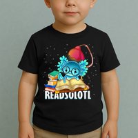 Readsolotl Axolotl Funny Reading Fish Books Lizard  Toddler T-Shirt