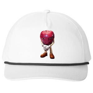 Rizz Apple Funny Meme Snapback Five-Panel Rope Hat