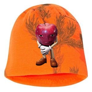 Rizz Apple Funny Meme Kati - Camo Knit Beanie