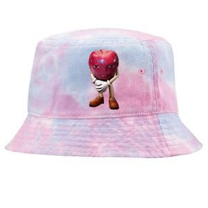 Rizz Apple Funny Meme Tie-Dyed Bucket Hat