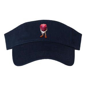 Rizz Apple Funny Meme Valucap Bio-Washed Visor