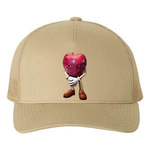 Rizz Apple Funny Meme Yupoong Adult 5-Panel Trucker Hat