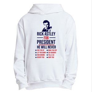 Rick Astley For President Urban Pullover Hoodie