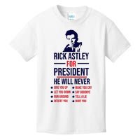 Rick Astley For President Kids T-Shirt