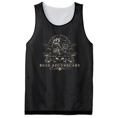 Rose Apothecary Floral Beige Mesh Reversible Basketball Jersey Tank