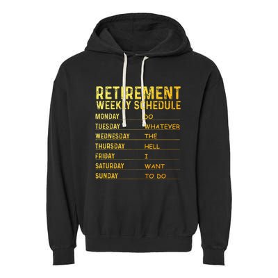 Retired Art For Women Retirement Retired Garment-Dyed Fleece Hoodie