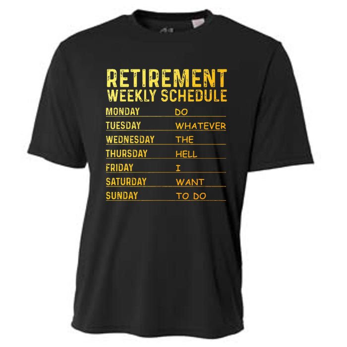 Retired Art For Women Retirement Retired Cooling Performance Crew T-Shirt