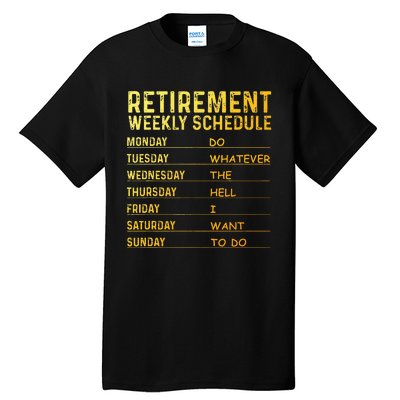 Retired Art For Women Retirement Retired Tall T-Shirt