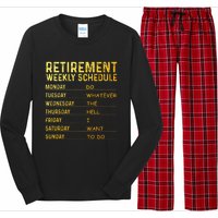 Retired Art For Women Retirement Retired Long Sleeve Pajama Set