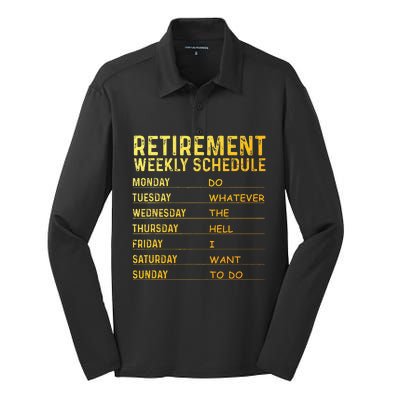 Retired Art For Women Retirement Retired Silk Touch Performance Long Sleeve Polo