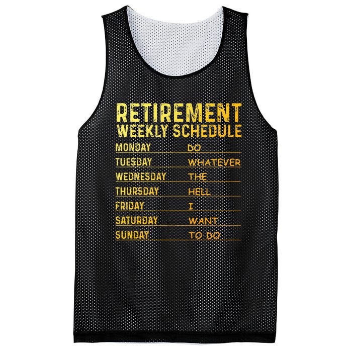 Retired Art For Women Retirement Retired Mesh Reversible Basketball Jersey Tank