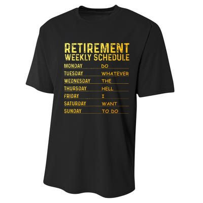 Retired Art For Women Retirement Retired Performance Sprint T-Shirt