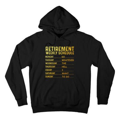 Retired Art For Women Retirement Retired Tall Hoodie