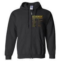 Retired Art For Women Retirement Retired Full Zip Hoodie