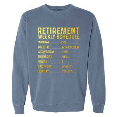 Retired Art For Women Retirement Retired Garment-Dyed Sweatshirt