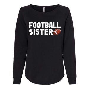 Retro American Football Sis Family Matching Sister Gift Womens California Wash Sweatshirt