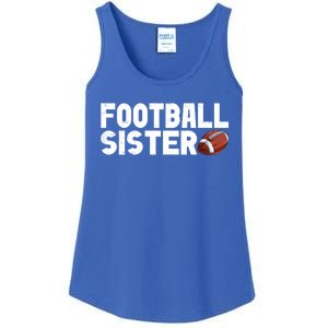 Retro American Football Sis Family Matching Sister Gift Ladies Essential Tank