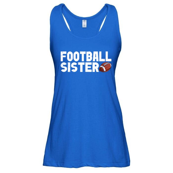 Retro American Football Sis Family Matching Sister Gift Ladies Essential Flowy Tank