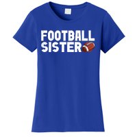 Retro American Football Sis Family Matching Sister Gift Women's T-Shirt