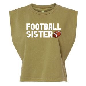 Retro American Football Sis Family Matching Sister Gift Garment-Dyed Women's Muscle Tee