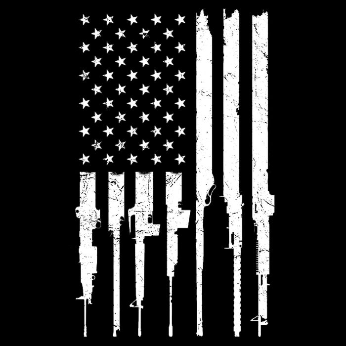 Rifle American Flag Performance Shirt