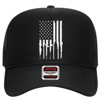 Rifle American Flag Trucker Hat