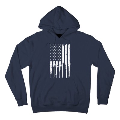 Rifle American Flag Hoodie