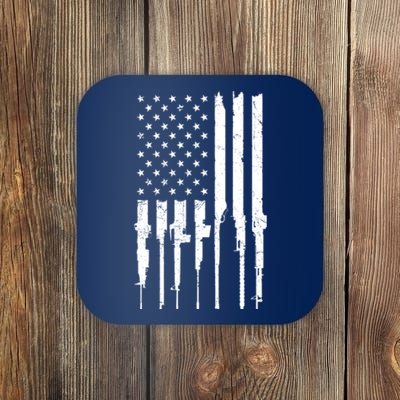 Rifle American Flag Coaster