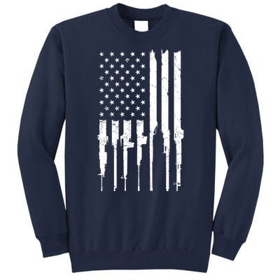 Rifle American Flag Tall Sweatshirt