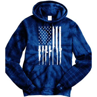 Rifle American Flag Tie Dye Hoodie