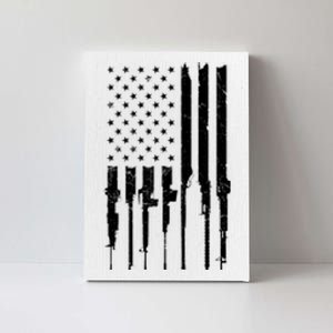 Rifle American Flag Canvas