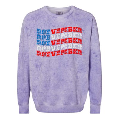 Roevember American Flag Colorblast Crewneck Sweatshirt