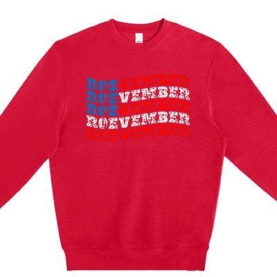 Roevember American Flag Premium Crewneck Sweatshirt