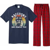 Raccoons Are Family Too Funny Raccoon Pajama Set