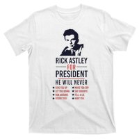 Rick Astley For President T-Shirt