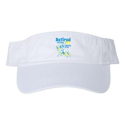 Retired And Finally A Morning Person Gift Visor