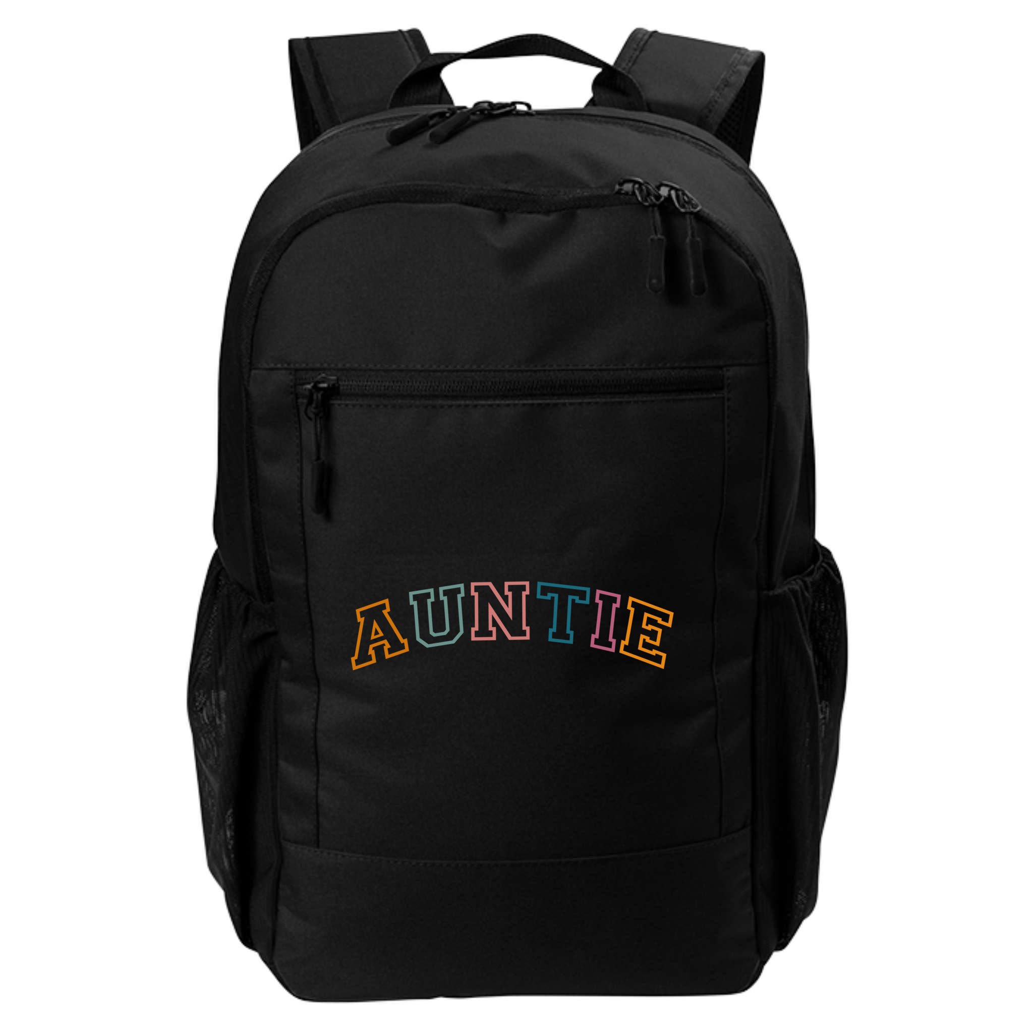 Retro Auntie For Sister, New Aunt Pregnancy Announcement Backpack