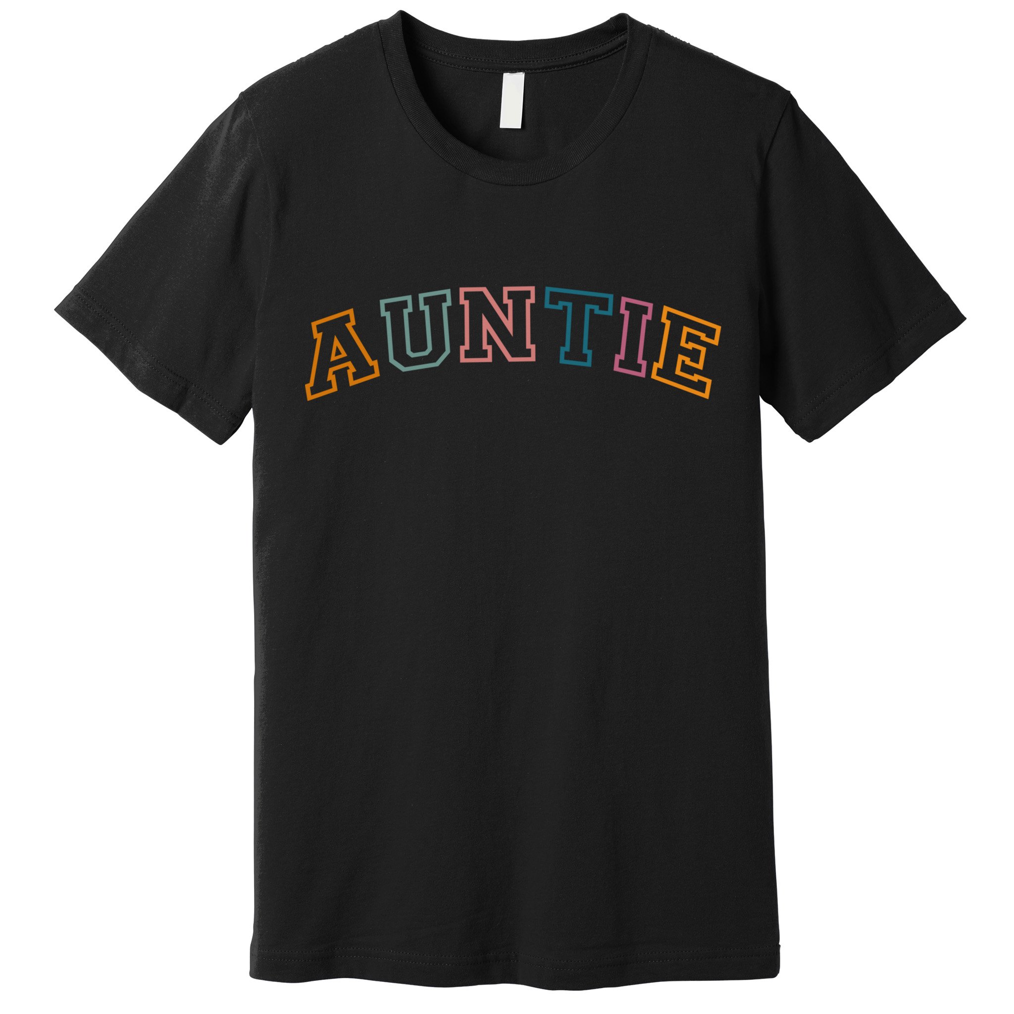 Retro Auntie For Sister, New Aunt Pregnancy Announcement Premium T-Shirt