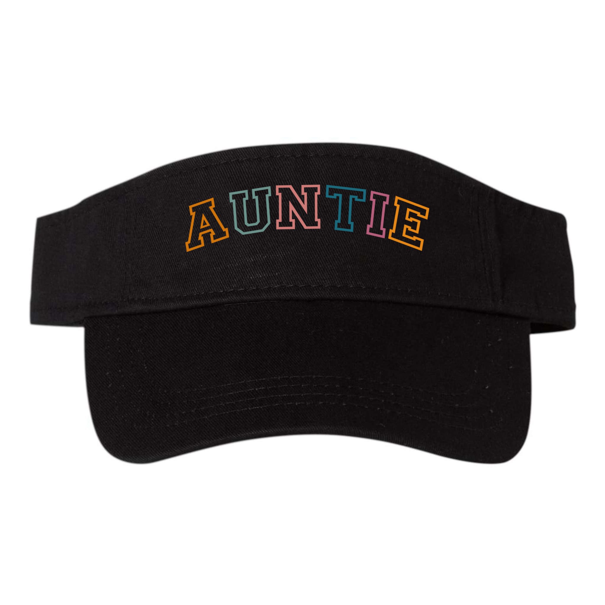 Retro Auntie For Sister, New Aunt Pregnancy Announcement Visor