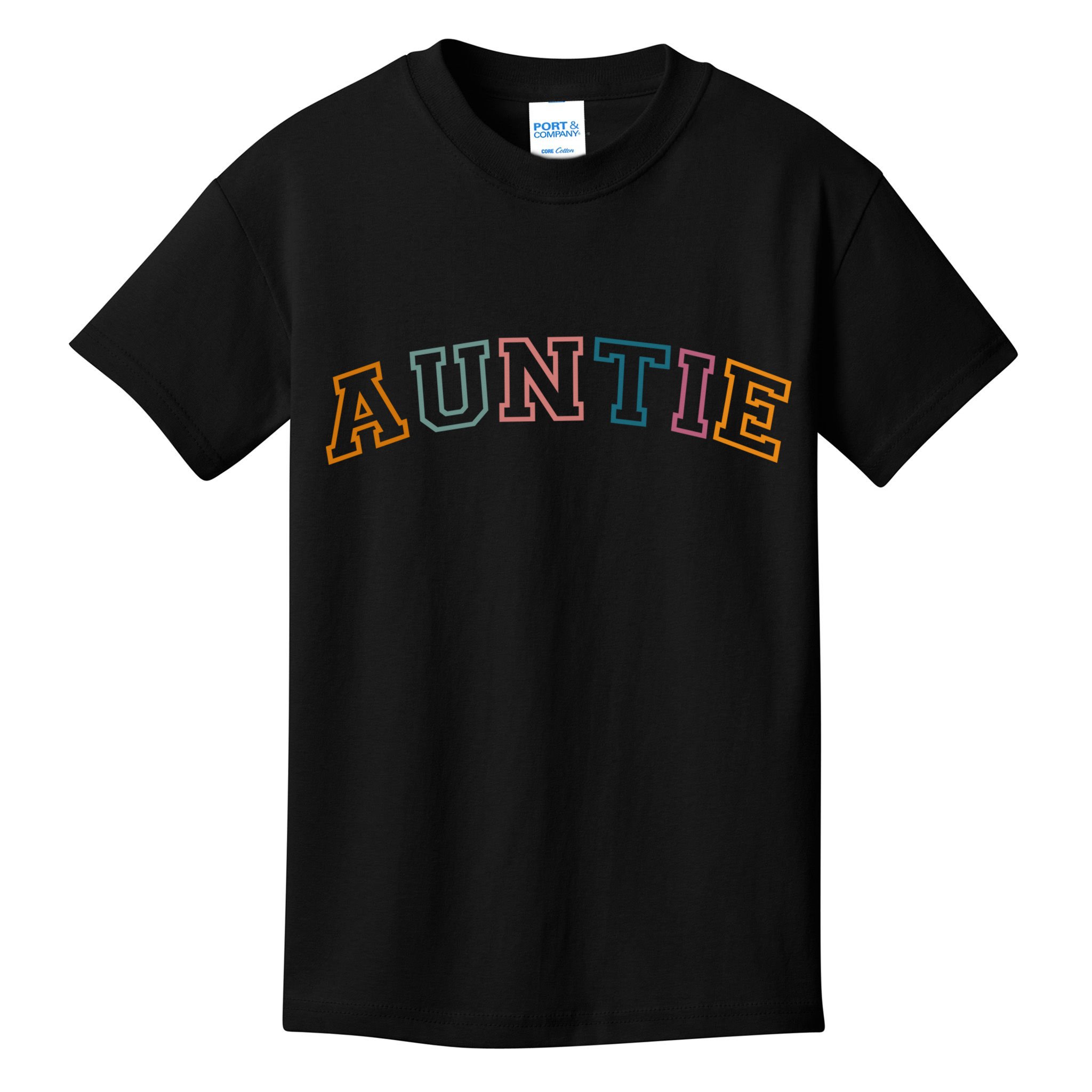 Retro Auntie For Sister, New Aunt Pregnancy Announcement Kids T-Shirt