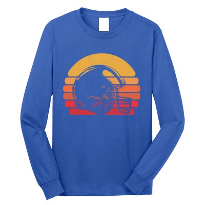 Retro American Football Team Gift Vintage Football Player Gift Long Sleeve Shirt