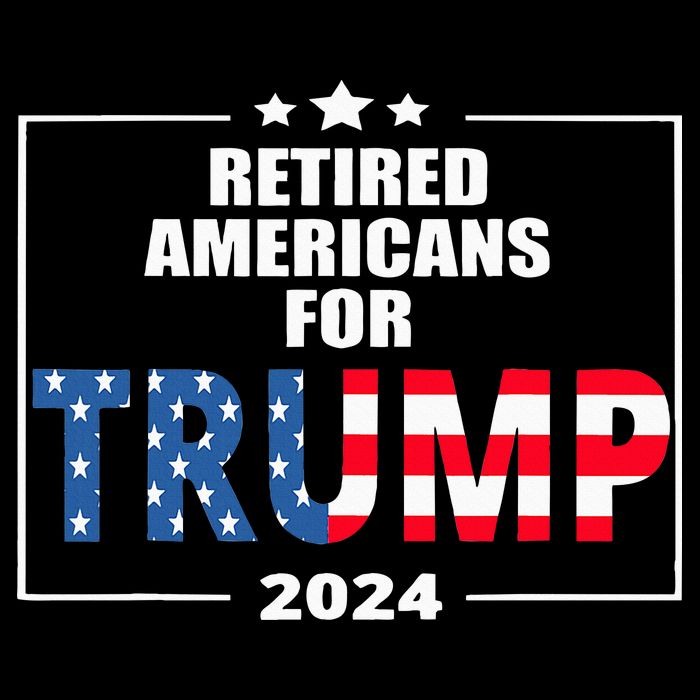 Retired Americans For Trump 2024 Trump Supporter Retiree 16 in Basic Backpack