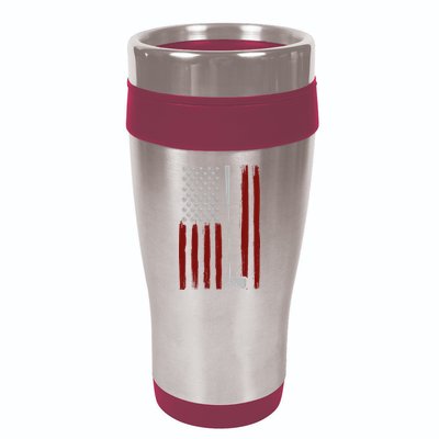 Retro American Flag Golf Gift for Golfer Funny Golf Club 16oz Travel Tumbler